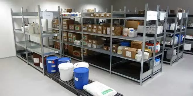 Almacenamiento de productos químicos